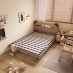 Durable Full Solid Wood Kids Bed Bedroom Furniture for Boys and Girls for Apartment & Bathroom Use - Image 4