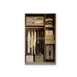 Bedroom Solid Wood Wardrobe Colours Combination Cheap Simple Wooden Children 3 Door Closet Storage Wardrobe - Image 3