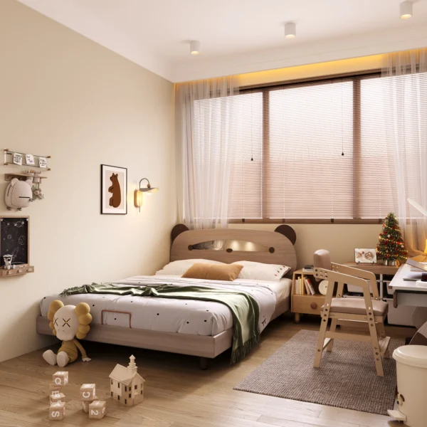 High Quality king Size Bed Frame Can Be Customised OEM/ODM Luxury Bedroom Children's Furniture Set