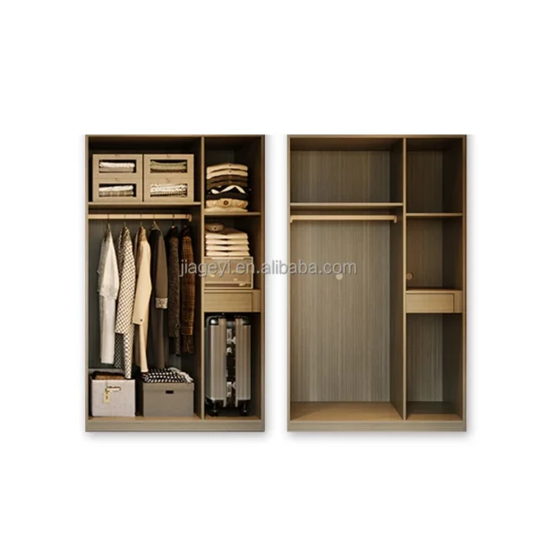 Bedroom Solid Wood Wardrobe Colours Combination Cheap Simple Wooden Children 3 Door Closet Storage Wardrobe