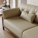 Modern Design Leather Living Room Furniture Cheap Home Light Sectional Luxury Furniture Sofa - Image 3