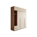 Modern High Quality Bedroom Furniture Natural Color Wardrobe Closet for Home & Villa Versatile Living Room Use - Image 2