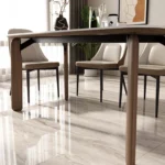 Modern Solid Wood Portable Dining Table Set Round Stretchable Furniture for Kitchen Restaurant Living Room Office Hallway Homes - Image 3