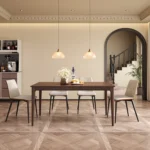 Dining Table House Hold Light Luxury Modern Simple High-end 2025 New Dining Table and Chair - Image 5