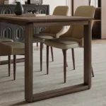 Hot Selling Modern Solid Wood Dining Table Living Room Dining Room Eating Table for Kitchen Home Furniture - Image 5