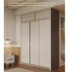 Jiageyi Modern Bedroom Customized  Small 3 Door Wardrobes Bedroom Closet Designs  Solid Wood Storage Clothing Almirah Wardrobe - Image 2