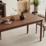 Custom Wood Dining Table New Chinese Style Modern Luxury Dining Table - Image 6