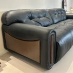 2024 Modern Genuine Leather Sectional Sofa Set for Hotel Apartment Living Room Furniture - Image 3