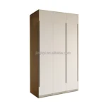 Bedroom Solid Wood Wardrobe Colours Combination Cheap Simple Wooden Children 3 Door Closet Storage Wardrobe - Image 2