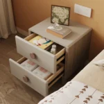 Luxury Modern Bedroom Furniture Set Kids' Beds Children Bunk Bed French Contemporary Upholstered Platform Oak Children's Bed - Image 3