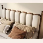 Modern Soft Bed Hot Sale Easy Assembly Factory Price Leather Plywood Bed No Reviews yet - Image 4