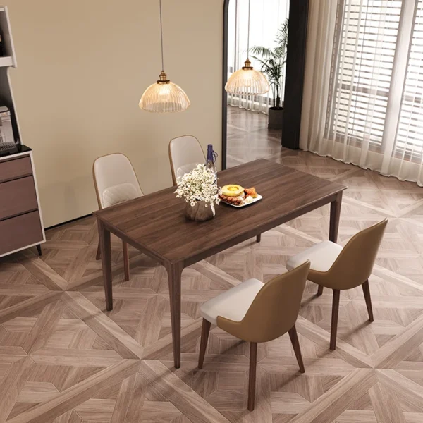 Modern Luxury Customizable  Wooden Panel Overlength Dining Table for Home Restaurant Direct Factory