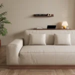 Jiageyi JGY Factory Direct Sale Artificial Leather Sofa Living Room Three-seater Comfortable Sitting Sofa Home Furniture - Image 4