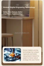 Home Furniture Wooden Dressing Table Makeup Designs with Drawer Set Modern White Side Board Storage Cabinet - Image 3