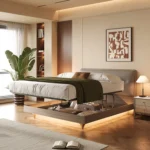 Modern Soft Bed Hot Sale Easy Assembly Factory Price Leather Plywood Bed - Image 3