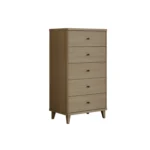 Modern MDF Wooden White Storage Chest Drawers Cabinet Dresser Furniture High Quality Durable Manufacturer's Bedroom Collection - Image 4