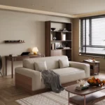 Wholesale Discount Design Beige Modern White Sectional Sofa Living Room Furniture