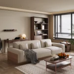 Wholesale Discount Design Beige Modern White Sectional Sofa Living Room Furniture - Image 5