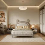 Modern Simple Double Queen Bed Light Luxury Leather Queen Bed/king Bed Bedroom Master Bedroom Home Villa - Image 6