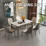 Modern Solid Wood Dining Table Set for Home Office Living Room Apartment or Hotel Solid Wooden Dining Room Furniture - Image 3
