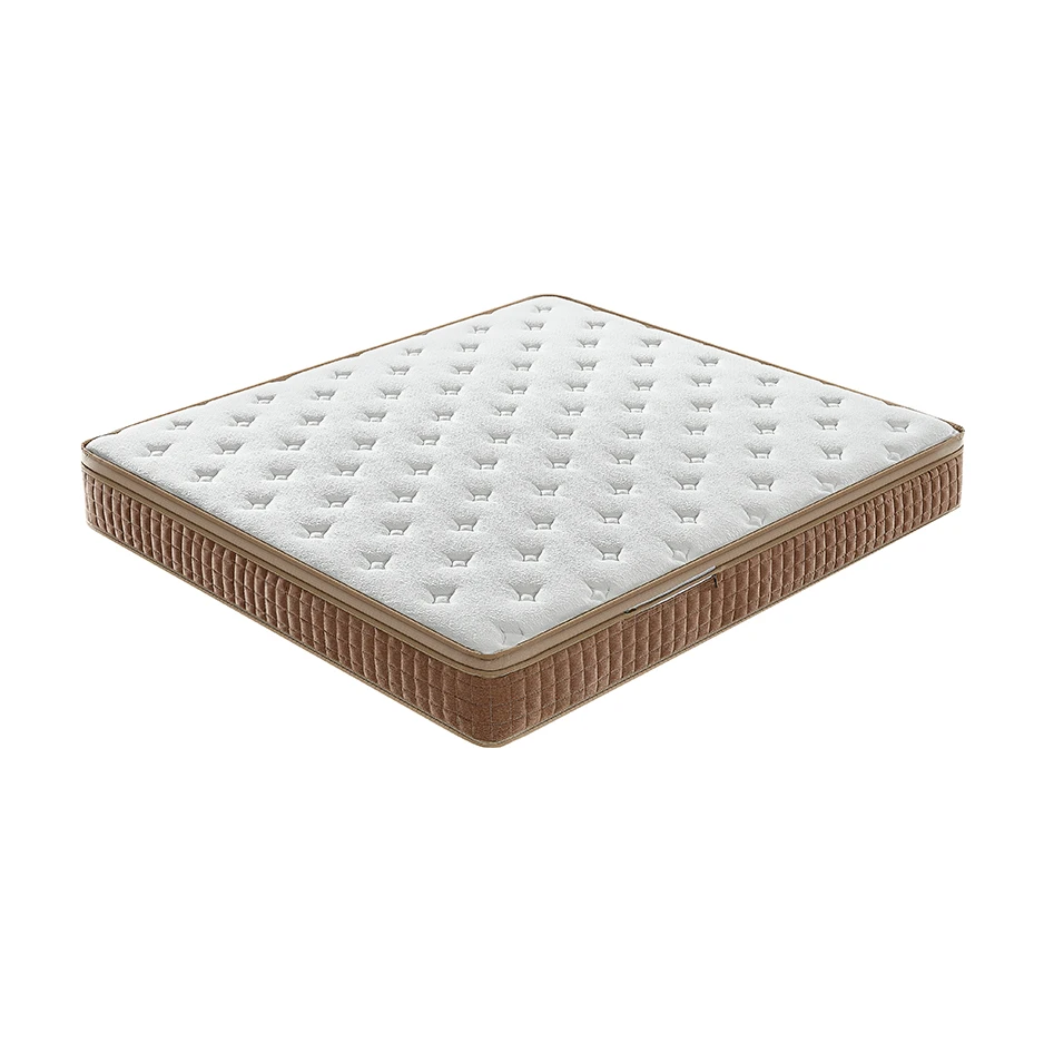 Hf2748942af1045be91a6ee3e075ffcedZ.webp Popular Full Size Twin Memory Foam Hotel Bed Mattress Double Pocket Spring Queen King Sizes Removable Cover Sleep Well Pillow - Image 1