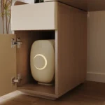 Bedroom Storage Cabinet Integrated Modern Minimalist Small Luxury Makeup Vanities Dressing Table with Mirror - Image 6