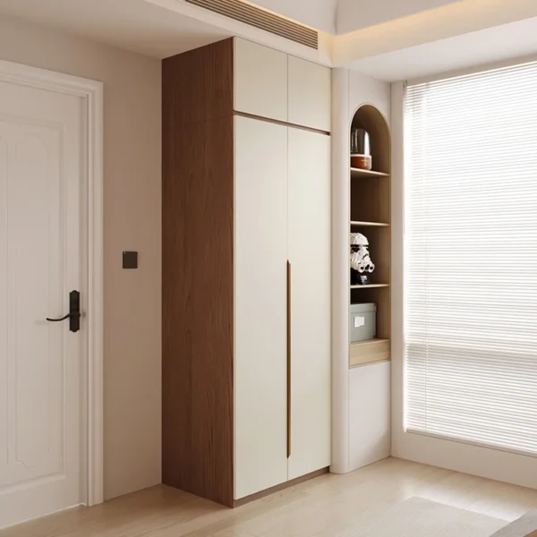Clothes Wardrobes Functional Furniture for Bedrooms with Contemporary Design and Spacious Storage Space Wooden Wardrobe