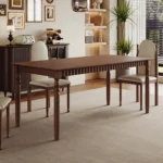 Custom Wood Dining Table New Chinese Style Modern Luxury Dining Table - Image 5