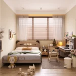 Nordic All Solid Wood Bed Modern Fashion Simple Bedroom Furniture Children Bed No reviews yet 9 sold - Image 6